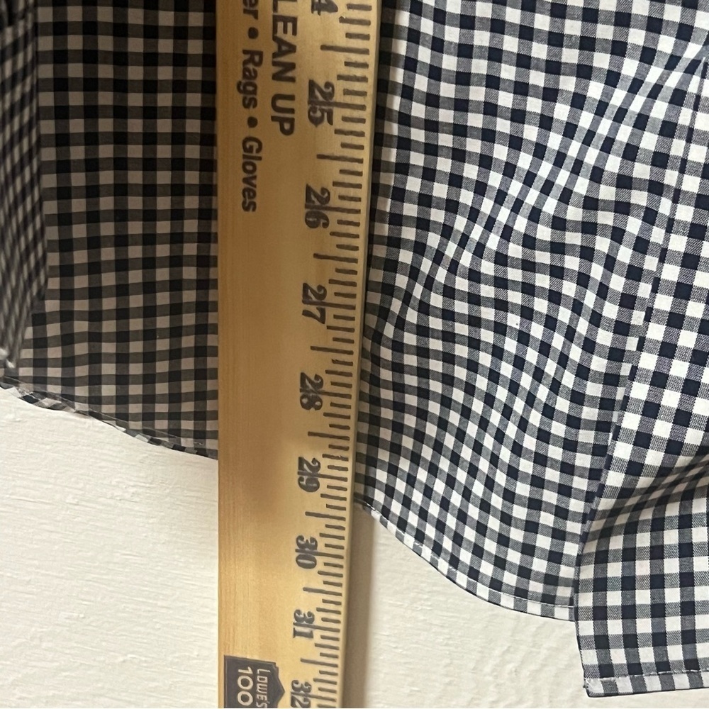 Banana Republic Blu White Gingham Camden Fit Button Down Size Small - Picture 8 of 8